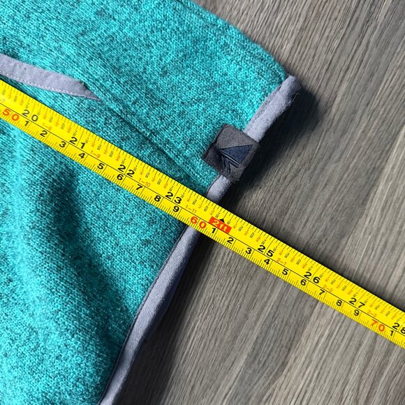 L.L. Bean Women's Sweater Fleece Pullover - Turquoise - Picture 6 of 6